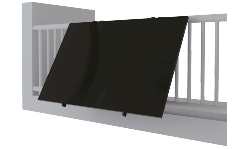 Kit Pv pour balcon, panneau solaire plug & play facile d'installation